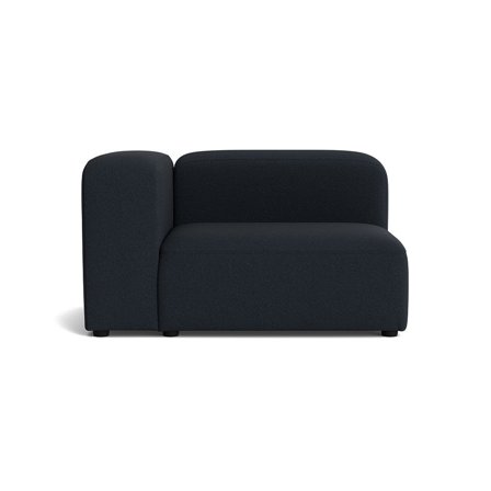 Milo XL hjørnemodul, venstrevendt - Loop Mørkeblå - 100x130x72 - Sofa