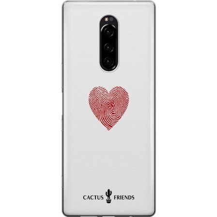Yhteensopiva Puhelinkuori Sony Sony Xperia 1 Cactus and Friends - Fingerprint Love