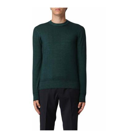 Altea Round-neck Strik Grøn, Herre Strik, Størrelse: S