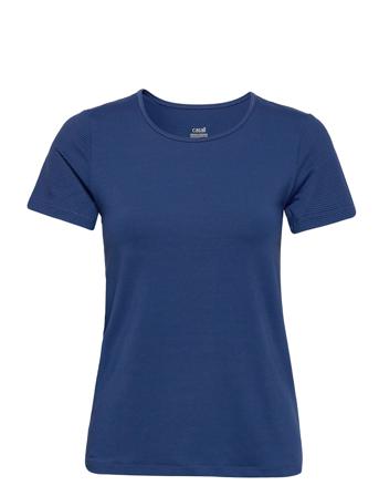 Essential Mesh Detail Tee T-shirts & Tops Short-sleeved Blå Casall