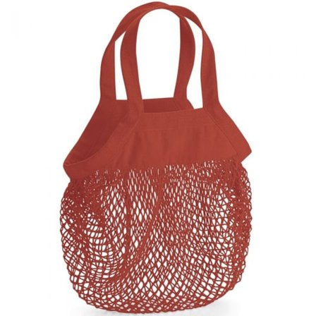 Westford Mill Mini Organic Cotton Tote One Size Rusty Orange