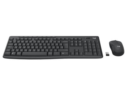 Logitech MK370 Combo for Business - tastatur- og mussett - QWERTZ - Ungarsk - grafitt