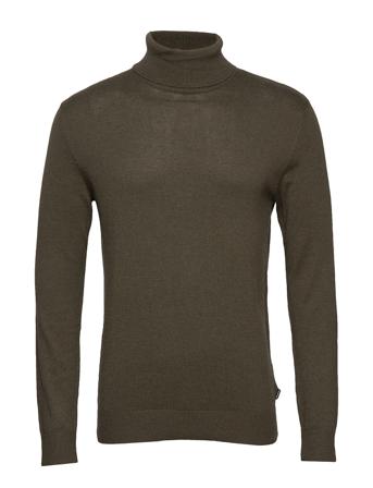 Jjeemil Knit Roll Neck Knitwear Turtlenecks Grønn Jack & J S