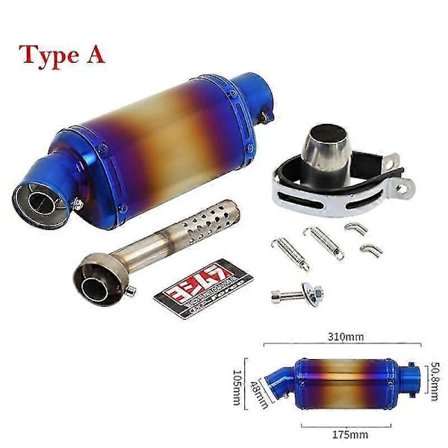 38-51MM Universal Yoshimura Motorcykel Udstødning Lyddæmper DB Killer Moto Rør Motorcykel 100cc-1000cc ATV GP Scooter