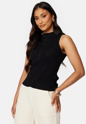 Object Collectors Item Bianka Knit Top XL Black Topit & T-paidat Dam