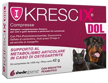 Krescix Dol 30 per Cani e Gatti Compresse