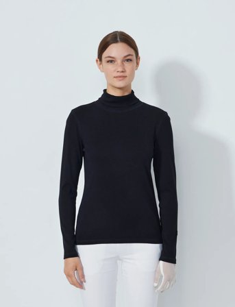 Daily Sports Ancona Ls Roll Neck - Black - L