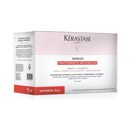 Kérastase Genesis KIT Trattamento Intensivo Anticaduta Temporanea 30x6ml - Cofanetti per Capelli