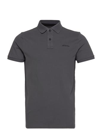 Hco. Guys Knits Polos Short-sleeved Grå Hollister