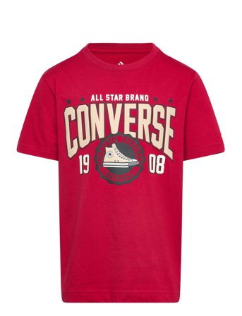 Converse Converse Collegiate Crest Tee - Red - 163/175CM