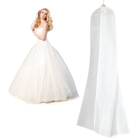 Brudekjolepose 180*60*40cm Pustende Støvtett Klær Deksel Klær Bag for Dansekostymer Aftenkjole Frakker