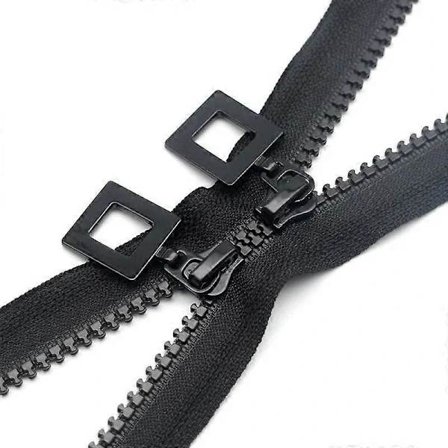 50/70/90/120/150CM Musta Kaksisuuntainen Resin-vetoketju reppuun, untuvatakkiin, kangaskassiin, avoin vetoketju, DIY-ompelutarvikkeet musta 120cm