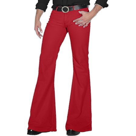70-talls discobukser for menn, slengbukser, jeans, 60-talls, 70-talls slengbukser, vintage denimbukser, jeans for menn