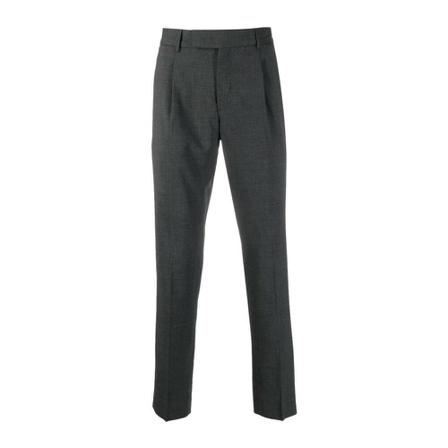PT Torino, Undici 1 Pleat Pants Szary, Mężczyzna, Rozmiar: 3XL