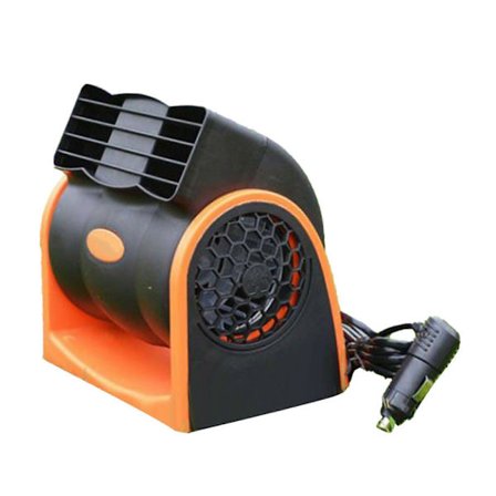 Kraftfull bilfläkt 12V med cigarettändaruttag