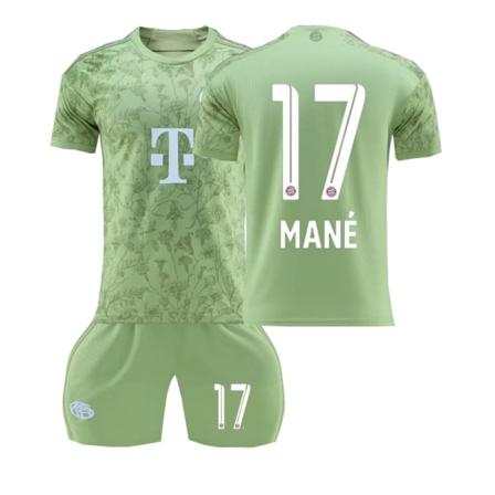 24 Bayern fotbollströja Set Fotbollströja Vuxen barnträning kneepad L#With socks