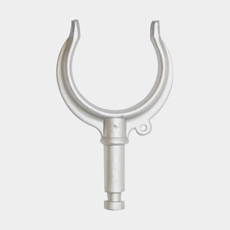 Åretold / åreklyds, aluminium, 57 mm (2 1/4"), med tryklås, 1 styk