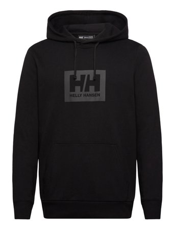 Hh Box Hoodie Black Helly Hansen