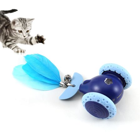 Interaktiv Katte Mus Legetøj, Indendørs Killing Legetøj, Automatisk Kattehjul, Genopladelig