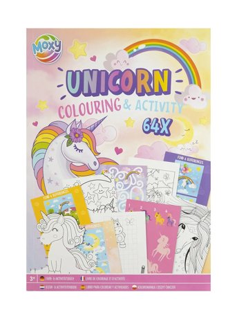 Sense Colouring & Activity Book A4 Unicorn, 64 Pages - Multi/patterned - ONE SIZE