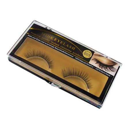 Lyxiga lösögonfransar av minkpäls - #005