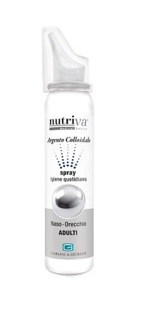 Nutriva Argento Colloidale Spray Naso Orecchio 100ml Adulti