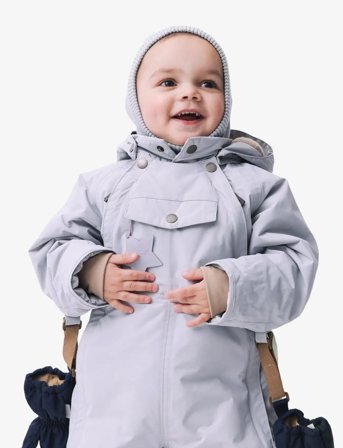 MINI A TURE Matwisti Fleece Lined Snowsuit. Grs - Grey - 92