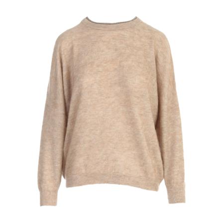 Brunello Cucinelli Crewneck inbo, Dame Striktrøjer