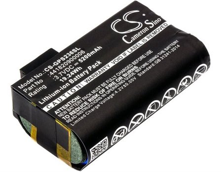 Batteri till Streckkodsläsare för Getac PS236, PS336, PS236C