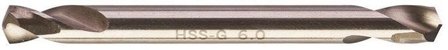 Milwaukee HSS G Metallborr dubbelsidig 6 mm, Maskintillbehör & förbrukning