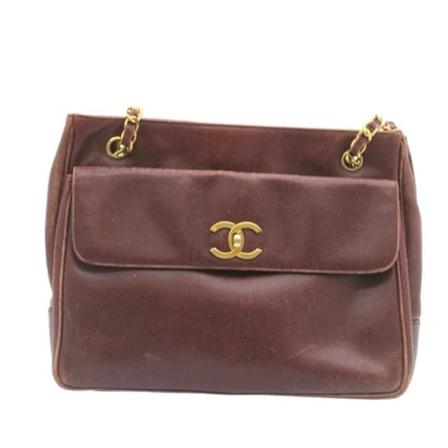 Chanel Vintage, Pre-owned Leather Shoulder Bag Rood, Dames, Maat:ONE Size,leer