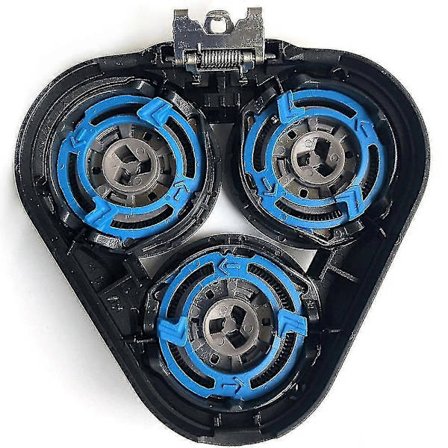 Philips S5000 Series Svart & Blå Ersättningsrakhuvud - Passar Flera Modeller, Enkel Installation, Plast & Metall