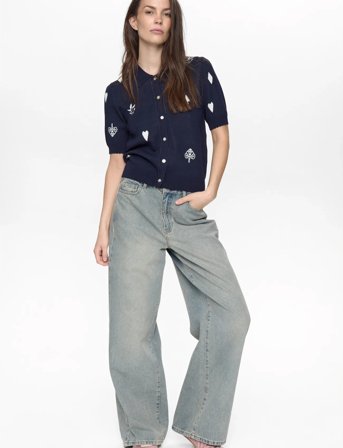 Nümph Numalitta Cardigan - Navy - L