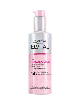 L'Oréal Paris L'oréal Paris, Elvital, Glycolic Gloss, Softening And Shine Boosting Leave-In Serum, 150 Ml - Nude - 150 ml