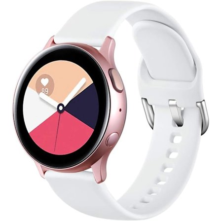 Armband kompatibel med Samsung Galaxy Watch Active / Active2 40mm / 44mm, 20mm mjuka silikonarmband som ersättning för Samsung Galaxy Watch 42