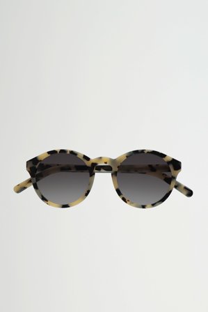 Barstow Black/White havana - grey gradient lens