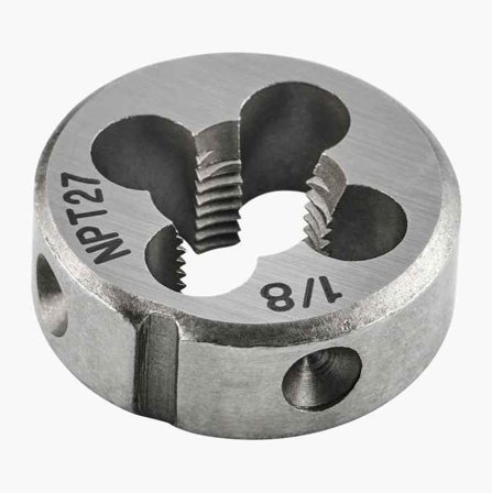 Gängsnitt rörgänga 1/8" x NPT27