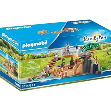PLAYMOBIL 70343 Løvefamilie med vegetation