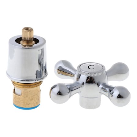 Metallkorshåndtak Dusj Kranhåndtak For Bad Kjøkken Hotell Vask Kran