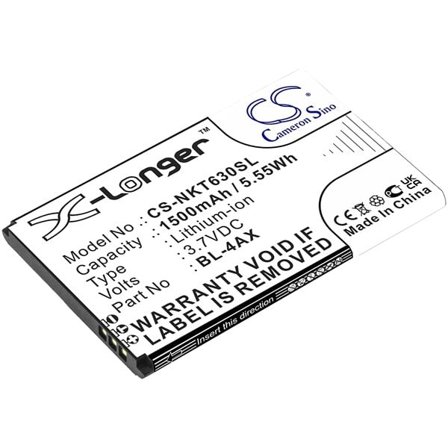 Batteri for SmartPhone, Mobil for Nokia 6300 4G, 8000 4G, TA-1286 og andre.