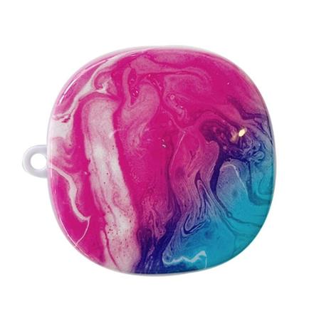 Baseus WM01 Plus marmorikuvioinen kotelo - Pinkki / Sininen Multicolor