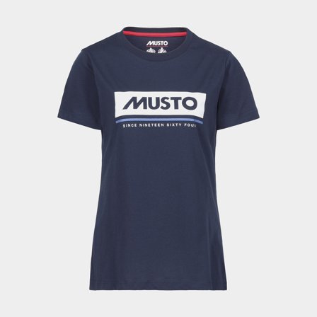 T-shirt Musto T-Shirt 2.0, Navy, dame, Large (UK 14)