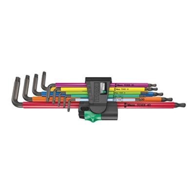 Wera 967/9 XL Multicolour HF Insexnyckelsats, Skruva