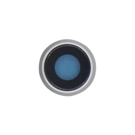 iPhone 8 Kameralins med Ram Färg Vit