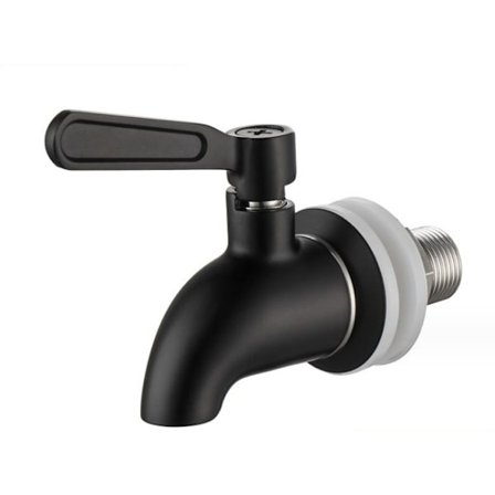 (Musta) Juoma-annostelijan hanan vaihto, ruostumaton teräs Win