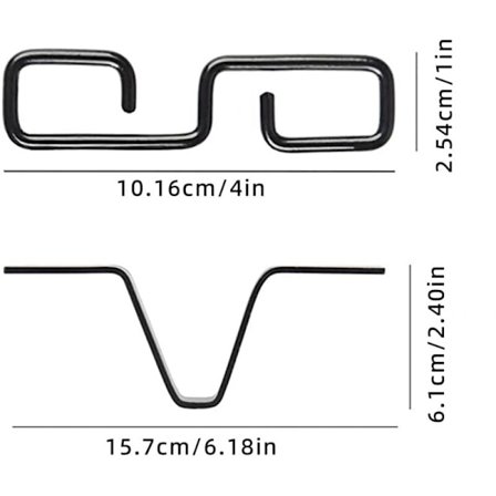 Regnkædehjørneadapter, sort V-formet regnkædeadapter med S-formet krog, regnkæde krog til udendørs regndage