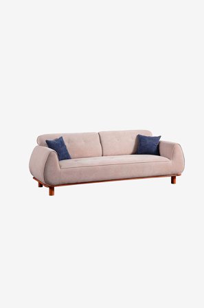 Hanah Home - 3-seters sofa Drop - Hvit - 3-seters sofaer - Fra Homeroom
