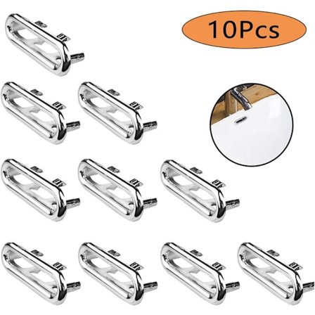 Vask Overløbsring, Køkkenvask Trim, Overløbsring, Sølv Overløbshul, Oval Hul Overløbsdæksel