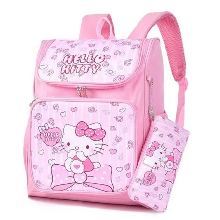 Sanrio serie tecknad student ryggsäck Kitty Kuromi anime student Brevpapper stor skolväska med case 30*4*38cm