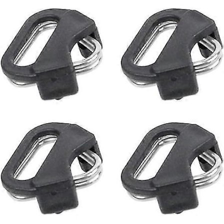 10 stk. rustfritt stål feste ring kamera reim trekantet splittring adapter og ABS-hette, kompatibel med Fujifilm Lecia Nikon Canon Sony Olympus